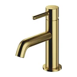 Змішувач для умивальника Omnires Y brushed brass Y1210NBSB Золотий