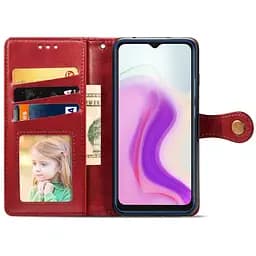 Шкіряний чохол-книжка GETMAN Gallant (PU) для Umidigi A9 Червоний - мініатюра 3