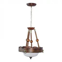 Люстра подвесная Brille кантри E27 60W BR (KL-166S/3)