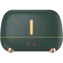 Зволожувач повітря Kinscoter портативний аромадифузор електричний з ефектом полум'я зелений (A318)