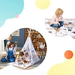 Розвиваючий килимок-намет 3 в 1 Kinderkraft Tippy (00-00304277) - мініатюра 13