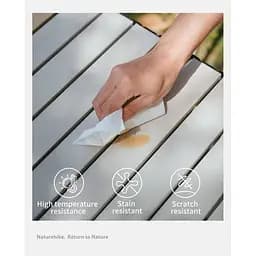 Складаний стіл Naturehike Star Jane T01 CNK2550JJ018, 119х60 см, вуглецева сталь, чорний - мініатюра 13