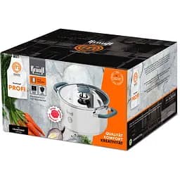 Каструля Krauff Profi зі скляною кришкою 6.1 л 24 см (26-238-088) - мініатюра 3