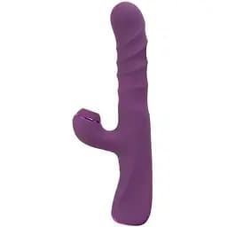 Вибратор-кролик Javida 3 Function Thrusting Thum 23.7 см фиолетовый