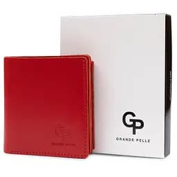 Жіноче шкіряне портмоне Grande Pelle 9.5х10х2 см acs0018783 - мініатюра 6