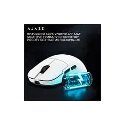 Мишка Ajazz AJ159P MC Wireless/Bluetooth/USB Charging Dock White (AJ159P-MC-W) - мініатюра 10