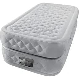 Надувной велюровый матрас Intex Twin 64488 ND (1) 99x191x51 см, односпальный, с встроенным электронасосом