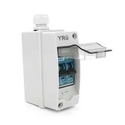 Вимикач навантаження постійного струму для сонячних систем HT-2 2P 32A 550V підключення верх-низ