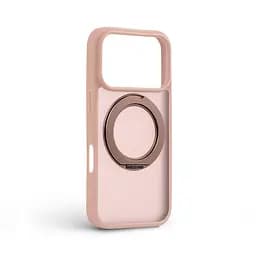 Противоударный чехол-панель для Apple iPhone 17 Pro, Unit Stand2, розовый, силикон + поликарбонат, защита всего корпуса, с подставкой, поддержка магнитных держателей и беспроводной зарядки (MagSafe), ArmorStandart (ARM86334) - мініатюра 2