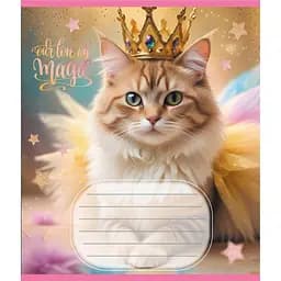 Зошит учнівський "Кішка фея" Leader 024-560046L-2 в лінію, 24 аркуші