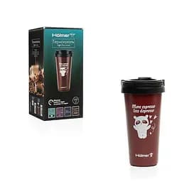 Термокухоль Holmer TC-0500-DR Coffee Time 500 мл червоний (TC-0500-DR Coffee Time) - мініатюра 8