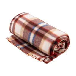 Плед Ardesto Fleece 130x160 см клітинка біло-коричневий (ART0720PB) - мініатюра 2