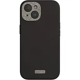 Чохол-накладка Moshi Napa Slim Hardshell Case Midnight Black для iPhone 15 (99MO231101) - мініатюра 2