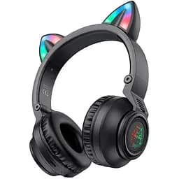 Навушники Borofone Cat ear BT headphones BO18 чорні