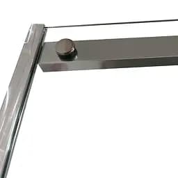 Душова кабіна без піддону Koer SR SC03-100x100x200-TR-01 прозоре скло Easy Clean 6 мм, хром KR5357, Універсальна, прозорий, хром - мініатюра 3