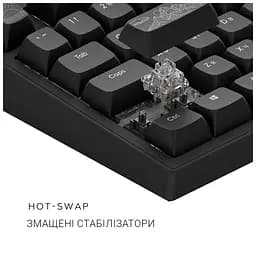 Клавіатура Dark Project ALU81 Terra Nostra PBT RGB Mech G3MS Moonstone Black (DPKB_NOSTRA_81_ANSI_BLACK_UA) - мініатюра 8