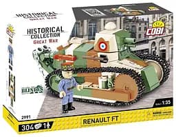 Конструктор COBI танк 1:35 RENAULT FT 2991