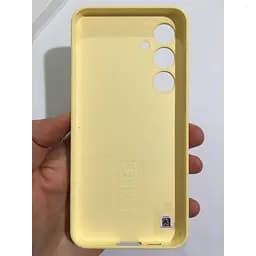 Оригінальний силіконовий чохол Samsung Silicone Case для Samsung Galaxy S24 FE Yellow EF-PS721CYEGWW - мініатюра 5
