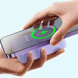 Портативний ЗП Power Bank Baseus Magnetic Mini OS 20W c БЗП 10000 mAh (PPCX110105) Purple - мініатюра 7