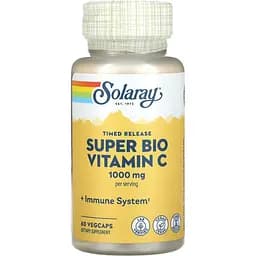 Вітаміни Solaray Super Bio Vitamin C 1000 мг 60 капсул