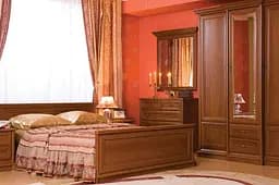 Комплект модульний в спальню Gerbor Соната N100008 Каштан (GRB-1207)