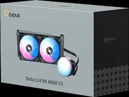 Водяне охолодження Ocypus Delta L24 V2 ARGB Black (DELTA-L24-BK2AAWNN02X-GL) - мініатюра 3