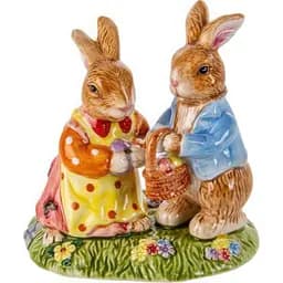 Фігурка декоративна Lefar Кролики 12х11х12.5 см (59-1012)
