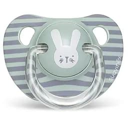 Пустушка анатомічна Suavinex Hygge Затишні історії Зайчика, 6-18 міс., бірюзовий (306568)