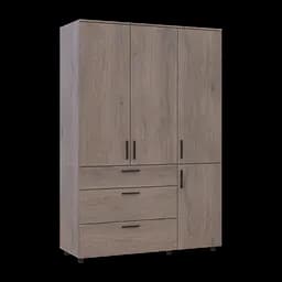 Шафа для одягу Doros Торн Кремона Канноло 3 ДСП/3Ш (полиці) 135х51.6х200 (44900478) - мініатюра 10