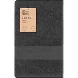 Рушник махровий Ardesto SuperSoft 70х140 см 100% бавовна темно-сірий (ART2270MCP) 