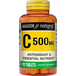 Вітамін C Mason Natural 500 мг 100 пігулок