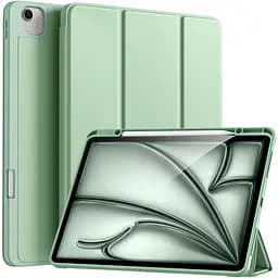 Чехол-книжка CDK для Apple iPad Air 13" M3 2025 экокожа/силикон Smart Case cлот cтилус (017899) light green
