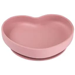 Тарелка Canpol babies Сердце, силиконовая, розовая (80/309_pin)