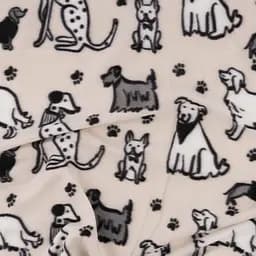 Плед Ardesto Fleece 100% поліестер песики сірий 130 x 160 см (ART0724PB) - мініатюра 4
