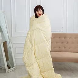 Ковдра пухова MirSon Karmen №1855 Bio-Blue, 90% пух, євростандарт, 220x200, блакитна (2200003014273) - мініатюра 30