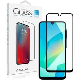 Стекло защитное ACCLAB Full Glue Samsung A16 Black (1283126598821)
