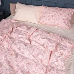 Комплект постільної білизни MisSon Сатин 22-1397 Floral Elegance 175х210 см рожево-пудровий (2200010565645) - мініатюра 2