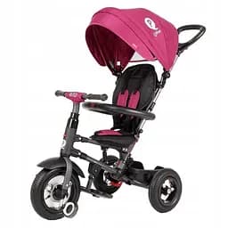 Дитячий складаний триколісний велосипед Qplay Rito Rubber Purple фіолетовий (S380-2PurpleRubber)