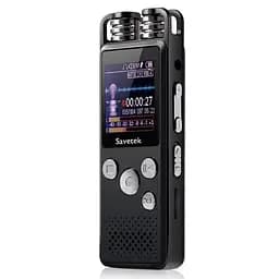 Професійний цифровий диктофон для журналіста Savetek GS-R07, 8 Гб пам'яті (100290)