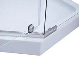 Душова кабіна Lidz Dozorca SC90x90.CRM.LOW.TR LDSC9090CRMLOWTR - мініатюра 4