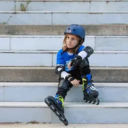Ролики Rollerblade Microblade 33-36,5 Синій-Жовтий - мініатюра 5