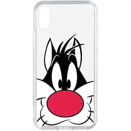 Чохол-накладка Toto Acrylic+TPU Print Case Apple iPhone X/XS #11 Cat Nose Transparent