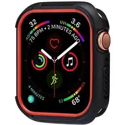 Силіконовий захисний корпус Primo для Apple Watch 40 мм Black/Red