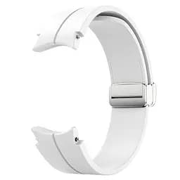Ремінець для Samsung Galaxy Watch 4 Classic 42mm - білий ширина кріплення 20мм силікон Watchbands Cls (W15-5WB77900977) - мініатюра 3