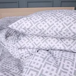 Комплект постільної білизни бязь MIRSON Abstract Gray 160х220см (2200013164241) - мініатюра 2
