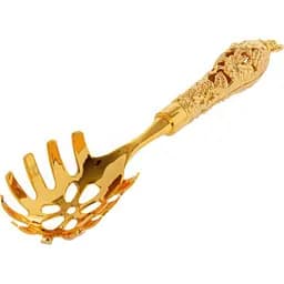 Ложка для сервировки Elen Dekor 28 см золотистая (815-029)