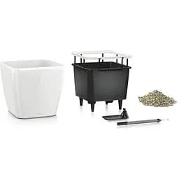 Вазон Lechuza Quadro Premium LS 28 антрацит (16143) - мініатюра 2