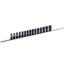 Комплект торцевих головок на планці 1/2, 15 од. 8-24 мм Toptul hoz0007619