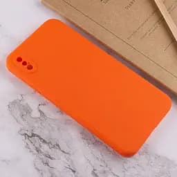 Силіконовий чохол Candy Full Camera для Apple iPhone XS Max (6.5) Помаранчевий / Orange - мініатюра 4