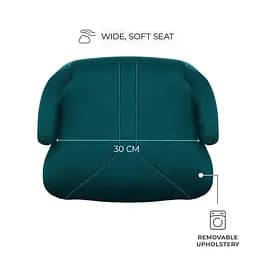 Автокрісло Kinderkraft i-Boost 2 бустер Green (KCIBOO02GRE0000) (5902533929177) - мініатюра 2